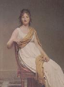 Jacques-Louis  David Madame de Verninac,nee Henriette Delacroix,Sister of Eugene Delacroix,date Anno Septimo (mk05) Sweden oil painting artist